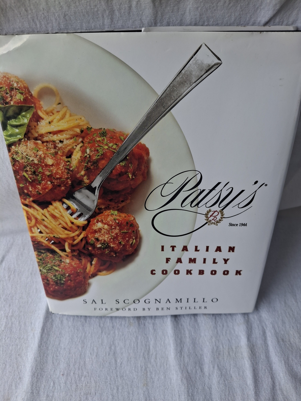 Patsy's Italian Family Cookbook by Sal Scognamillo - White Cover